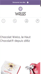 Mobile Screenshot of chocolat-weiss.fr
